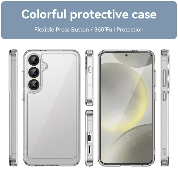 CRYSTAL Ochranný kryt pre Samsung Galaxy S25+ 5G priehľadný