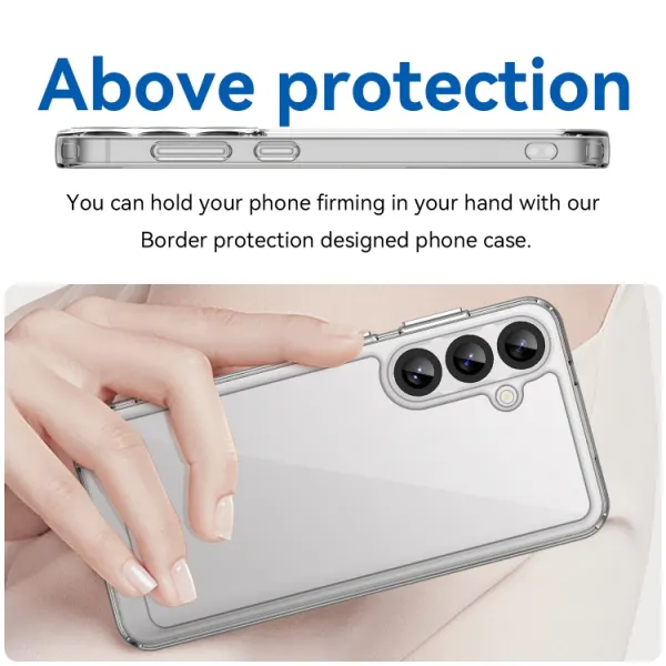 CRYSTAL Ochranný kryt pre Samsung Galaxy S25+ 5G priehľadný