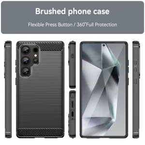 FLEXI TPU Ochranný kryt Samsung Galaxy S25 Ultra 5G čierny