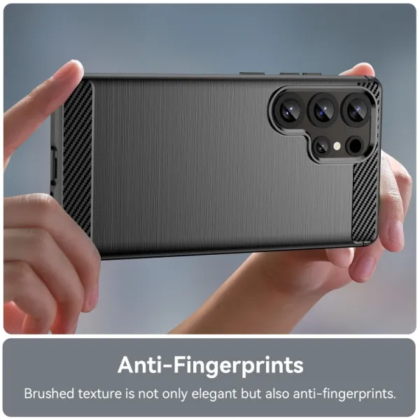 FLEXI TPU Ochranný kryt Samsung Galaxy S25 Ultra 5G čierny