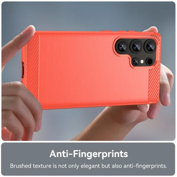 FLEXI TPU Ochranný kryt Samsung Galaxy S25 Ultra 5G červený