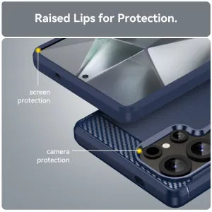 FLEXI TPU Ochranný kryt Samsung Galaxy S25 Ultra 5G modrý