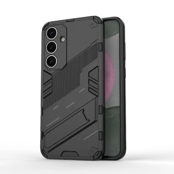 BIB Ochranný obal so stojanom pre Samsung Galaxy S25+ 5G čierny