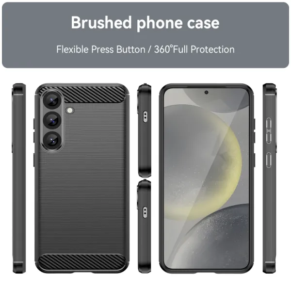 FLEXI TPU Ochranný kryt Samsung Galaxy S25+ 5G čierny