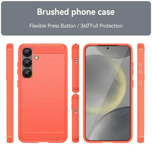 FLEXI TPU Ochranný kryt Samsung Galaxy S25+ 5G červený