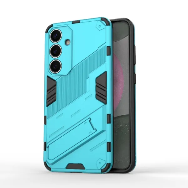 BIB Ochranný obal so stojanom pre Samsung Galaxy S25+ 5G modrý