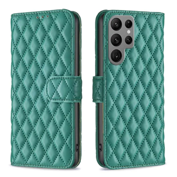 LATTICE Ochranné puzdro pre Samsung Galaxy S25 Ultra 5G zelené