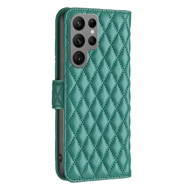 LATTICE Ochranné puzdro pre Samsung Galaxy S25 Ultra 5G zelené