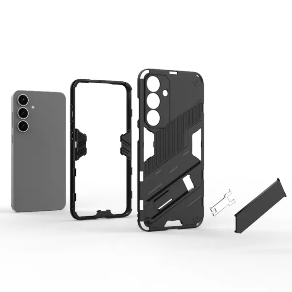 BIB Ochranný obal so stojanom pre Samsung Galaxy S25+ 5G modrý