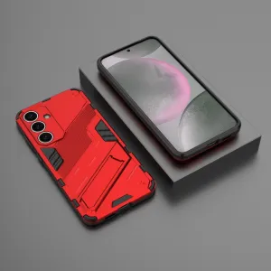 BIB Ochranný obal so stojanom pre Samsung Galaxy S25+ 5G červený