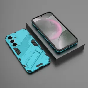 BIB Ochranný obal so stojanom pre Samsung Galaxy S25+ 5G modrý