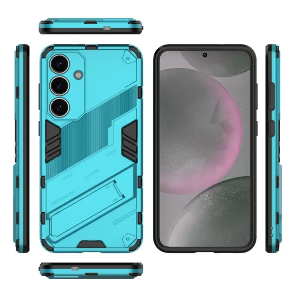BIB Ochranný obal so stojanom pre Samsung Galaxy S25+ 5G modrý