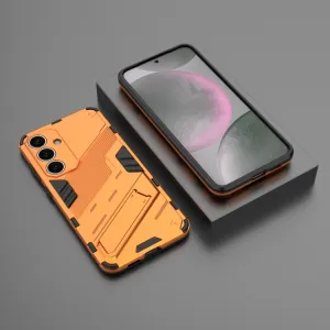 BIB Ochranný obal so stojanom pre Samsung Galaxy S25+ 5G oranžový
