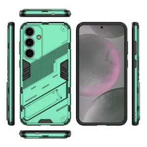 BIB Ochranný obal so stojanom pre Samsung Galaxy S25+ 5G zelený