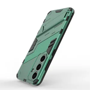 BIB Ochranný obal so stojanom pre Samsung Galaxy S25+ 5G zelený