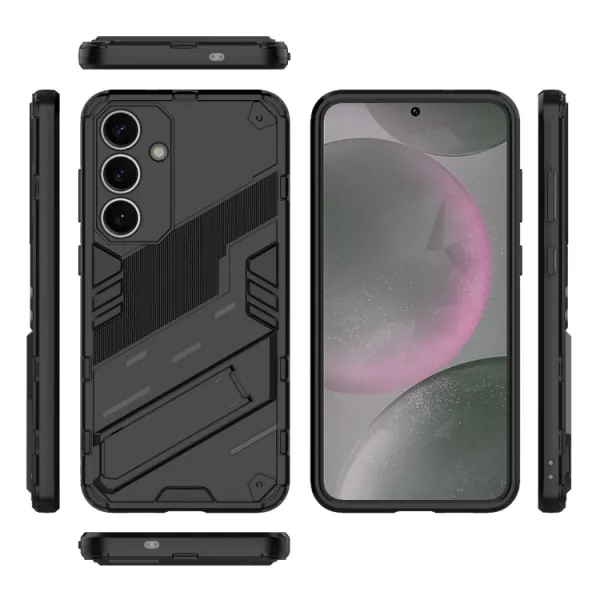 BIB Ochranný obal so stojanom pre Samsung Galaxy S25+ 5G čierny
