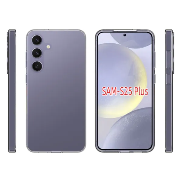 TPU Ochranný kryt pre Samsung Galaxy S25+ 5G priehľadný