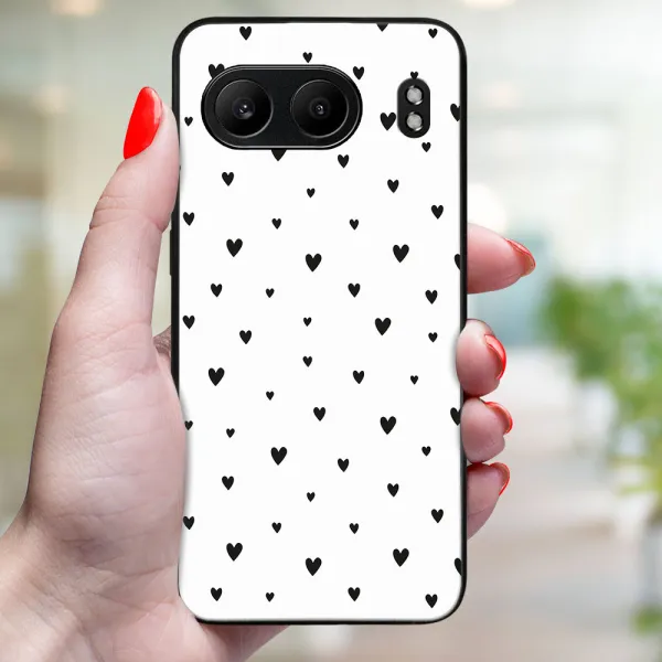 MY ART Ochranný kryt pre OnePlus Nord 4 5G BLACK HEARTS (167)