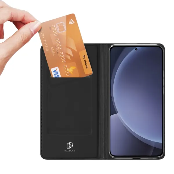 DUX Zaklápacie puzdro pre Samsung Galaxy S25+ 5G čierne