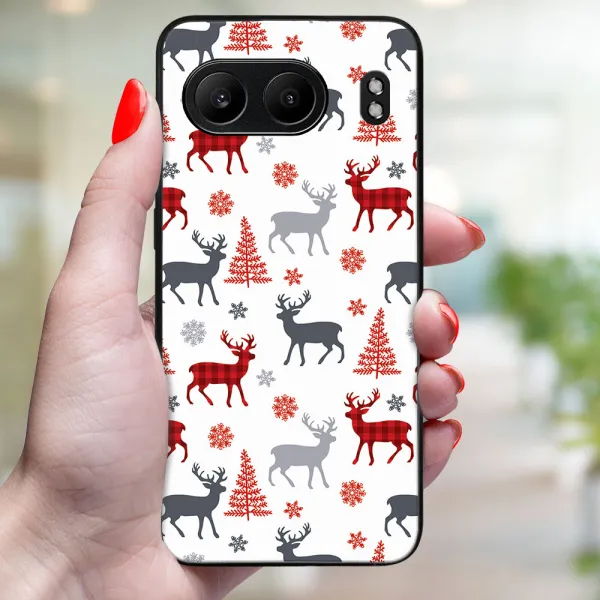MY ART Kryt s vianočným dizajnom OnePlus Nord 4 5G DEER (068)