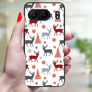 MY ART Kryt s vianočným dizajnom OnePlus Nord 4 5G DEER (068)
