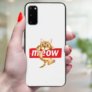 MY ART Ochranný kryt pre Samsung Galaxy S20 MEOW (183)