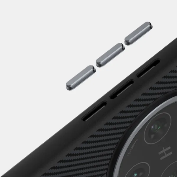 ABEEL RELIEF Ochranný kryt pre Oppo Find X8 Pro 5G CARBON BLACK