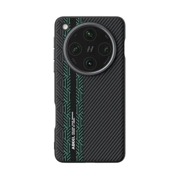 ABEEL RELIEF Ochranný kryt pre Oppo Find X8 Pro 5G BLACK GREEN
