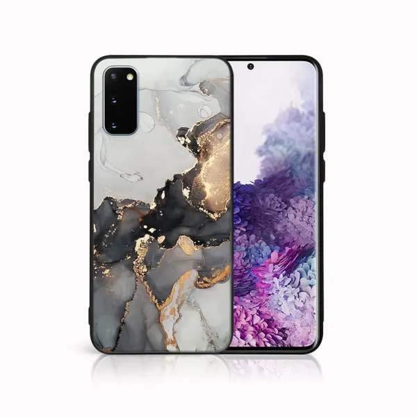 MY ART Ochranný kryt pre Samsung Galaxy S20 GREY MARBLE (140)