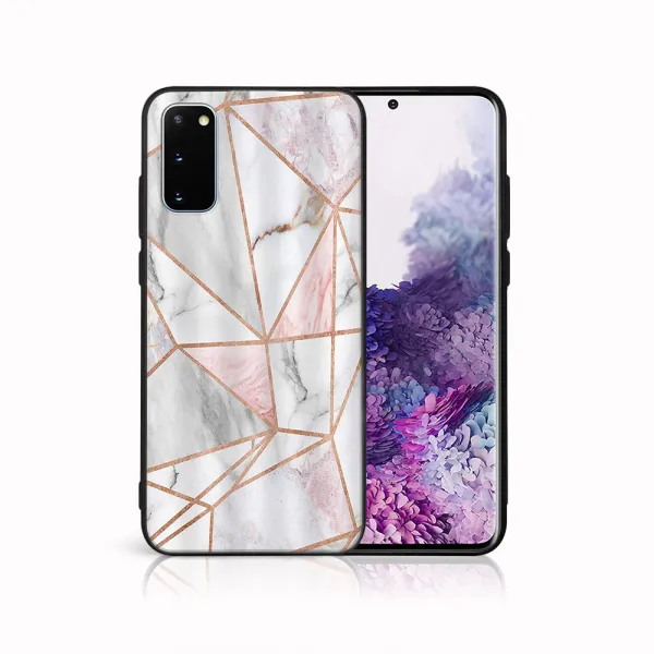 MY ART Ochranný kryt pre Samsung Galaxy S20 Plus PINK MARBLE (143)