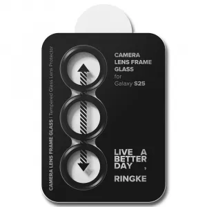 RINGKE CAMERA FRAME PROTECTOR 2X Sklo pre fotoaparát Samsung Galaxy S25 5G BLACK