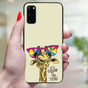 MY ART Ochranný kryt pre Samsung Galaxy S20 GIRAFFE (180)