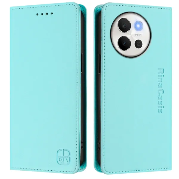 RINA Zaklápacie puzdro pre Vivo V40 Lite 5G mentolové