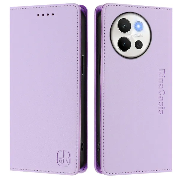 RINA Zaklápacie puzdro pre Vivo V40 Lite 5G fialové