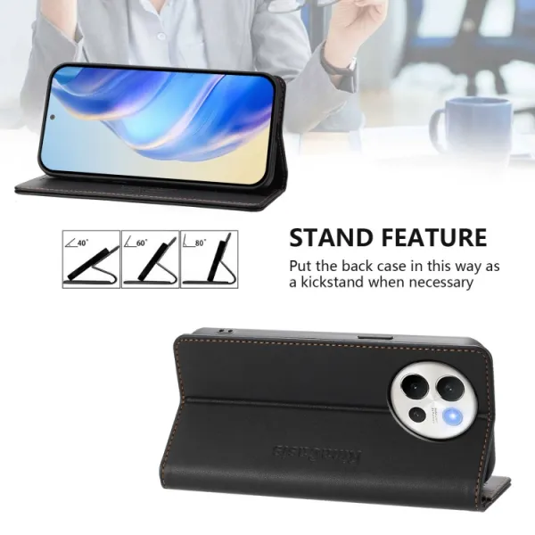 RINA Zaklápacie puzdro pre Vivo V40 Lite 5G čierne