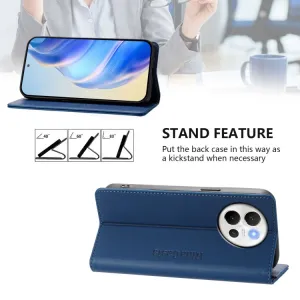 RINA Zaklápacie puzdro pre Vivo V40 Lite 5G tmavomodré