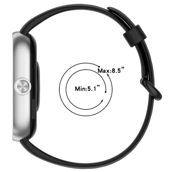 SILICONE Vymeniteľný remienok pre Xiaomi Redmi Watch 5 béžový