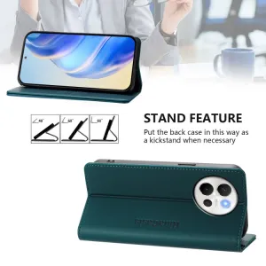 RINA Zaklápacie puzdro pre Vivo V40 Lite 5G tmavozelené
