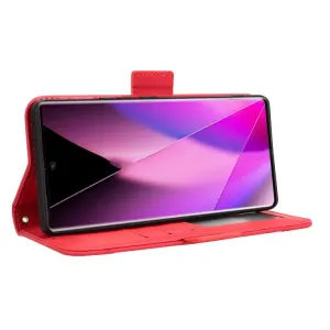 SLOT Peňaženkový obal pre Infinix Zero 40 5G červený