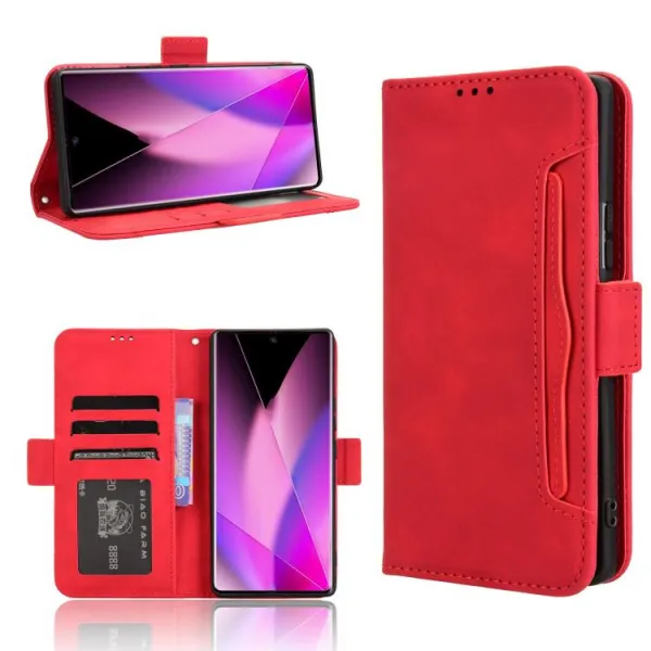 SLOT Peňaženkový obal pre Infinix Zero 40 5G červený