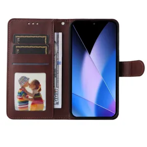 SMOOTH Peňaženkové puzdro pre Infinix Zero 40 5G tmavohnedé