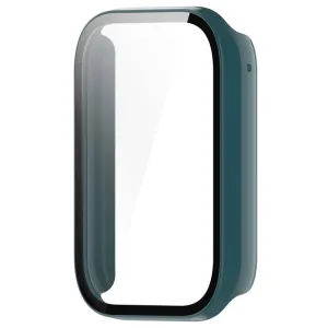 PC FULL COVER Plastový kryt so sklom pre Xiaomi Smart Band 9 Pro zelený