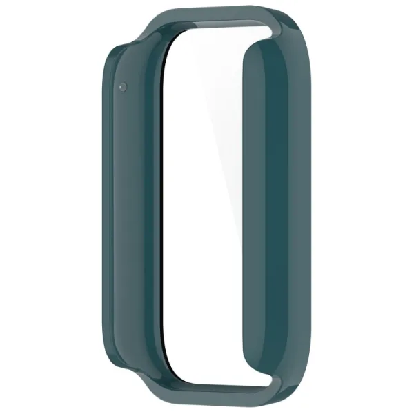 PC FULL COVER Plastový kryt so sklom pre Xiaomi Smart Band 9 Pro zelený
