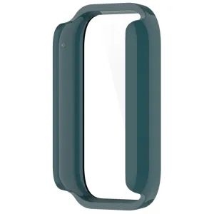 PC FULL COVER Plastový kryt so sklom pre Xiaomi Smart Band 9 Pro zelený