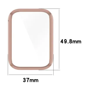 PC FULL COVER Plastový kryt so sklom pre Xiaomi Smart Band 9 Pro modrý