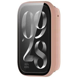 PC FULL COVER Plastový kryt so sklom pre Xiaomi Smart Band 9 Pro ružový