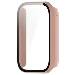 PC FULL COVER Plastový kryt so sklom pre Xiaomi Smart Band 9 Pro ružový