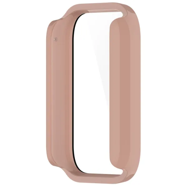 PC FULL COVER Plastový kryt so sklom pre Xiaomi Smart Band 9 Pro ružový