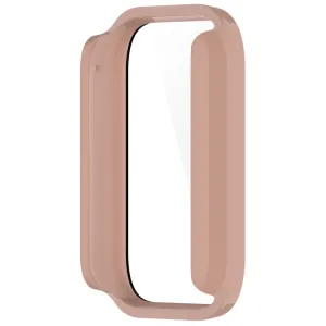 PC FULL COVER Plastový kryt so sklom pre Xiaomi Smart Band 9 Pro ružový