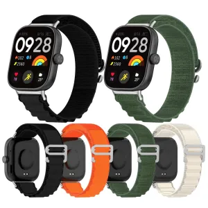 NYLON Vymeniteľný remienok pre Xiaomi Redmi Watch 5 čierny